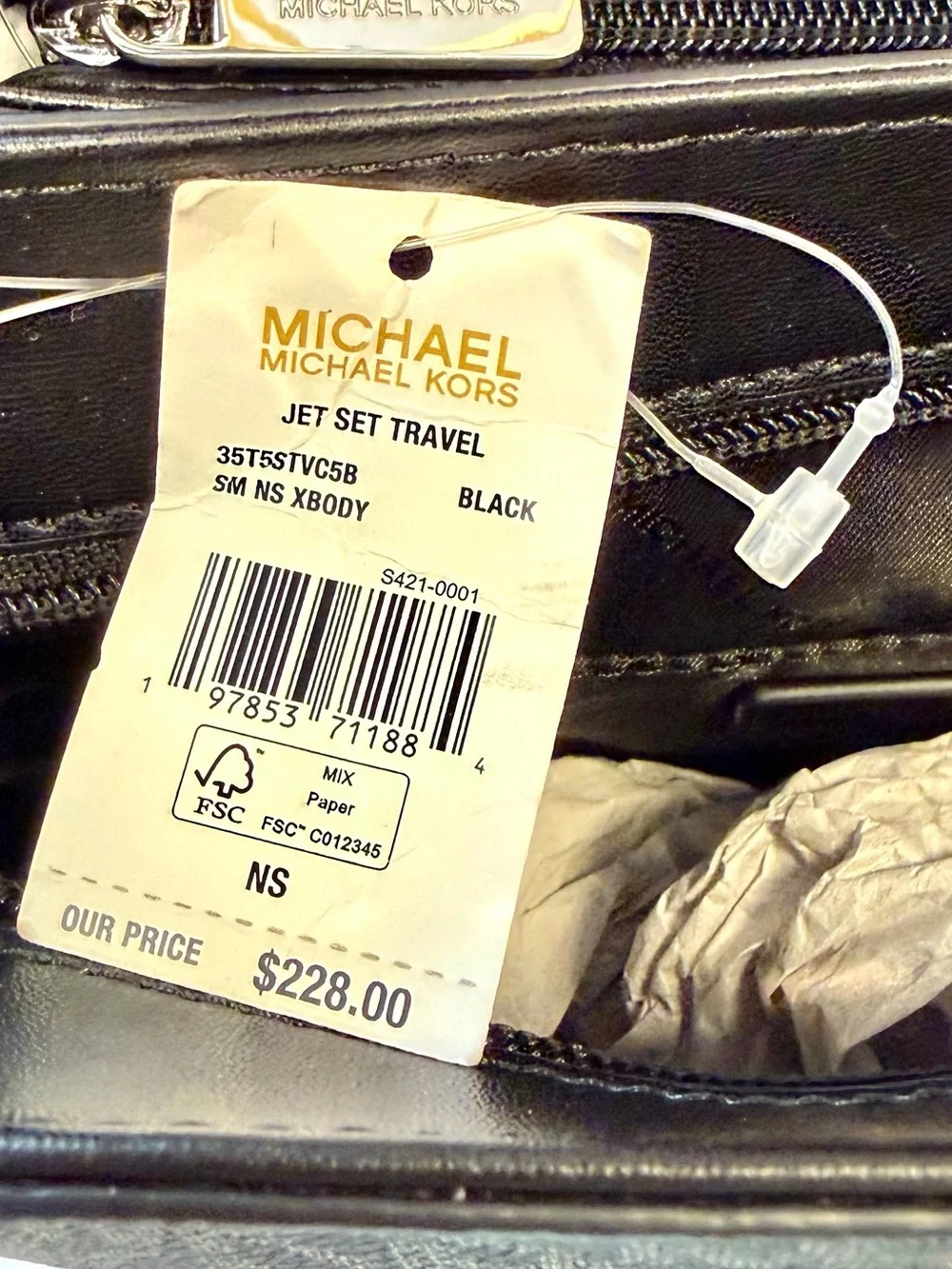 Michael Kors Jet Set Travel Small Signature Logo Crossbody Messenger Bag